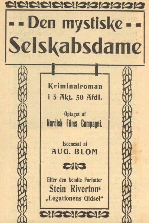 Poster for Den mystiske selskabsdame