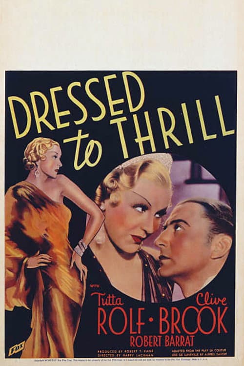 Poster for Dressed to Thrill