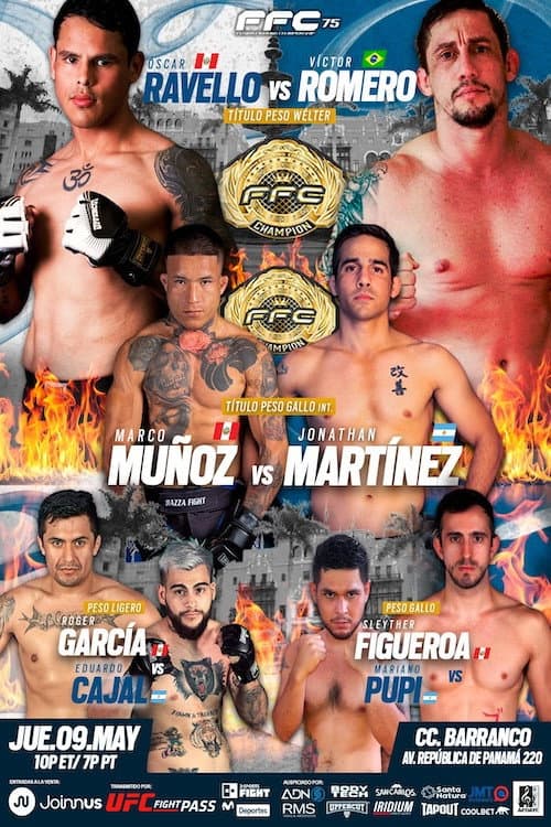 Poster for FFC 75: Ravello vs. Romero