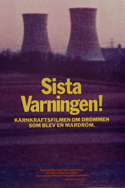 Poster for Sista varningen!