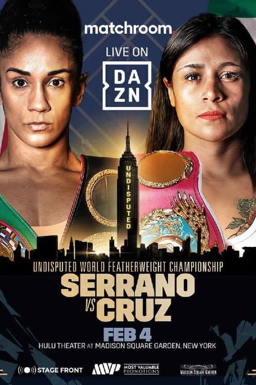 Poster for Amanda Serrano vs. Erika Cruz