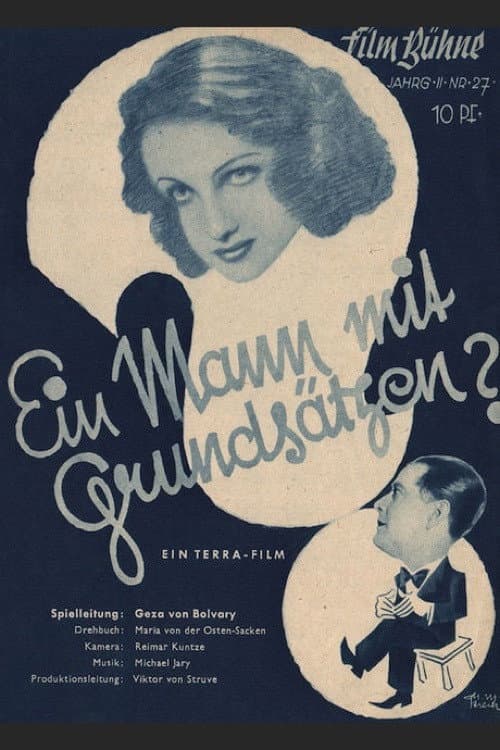 Poster for A Man with Principles?