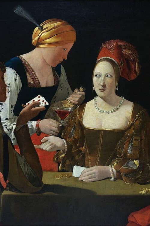 Poster for Georges de La Tour « Le tricheur à l’as de carreau »