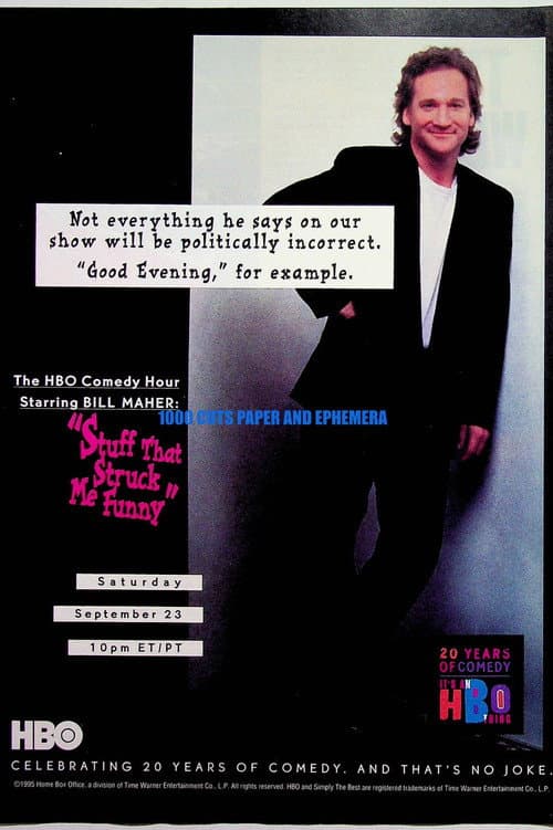 Poster for Bill Maher: Stuff That Struck Me Funny