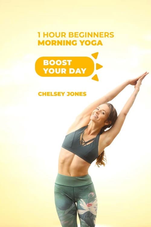 Poster for One Hour Beginners Morning Yoga | with Chelsey Jones