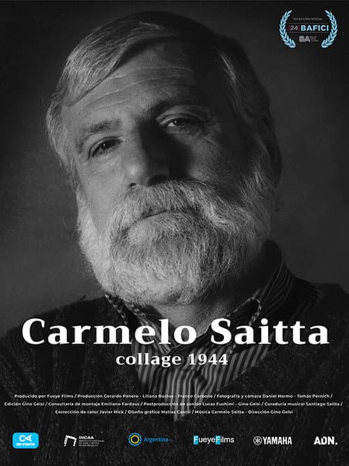 Poster for Carmelo Saitta, collage 1944