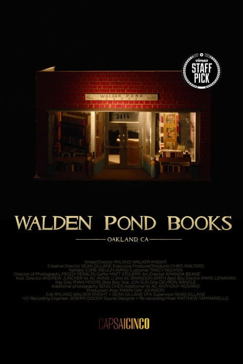 Poster for Walden Pond Books