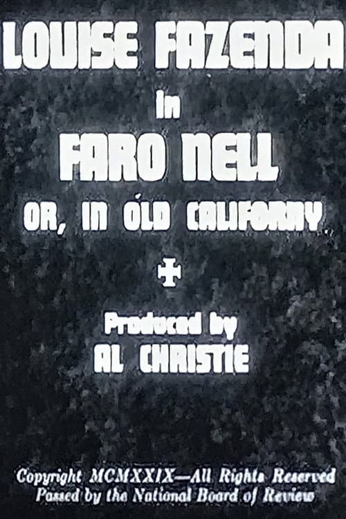 Poster for Faro Nell or, In Old Californy