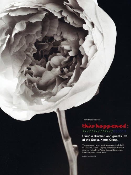 Poster for This Happened: Claudia Brücken Live at the Scala