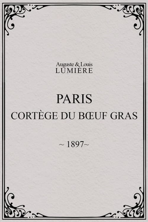 Poster for Paris, cortège du bœuf gras (char du prince du carnaval)