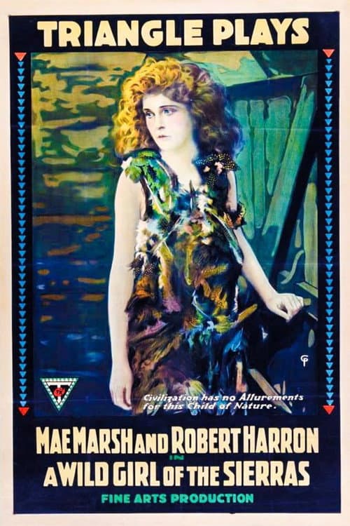 Poster for A Wild Girl of the Sierras