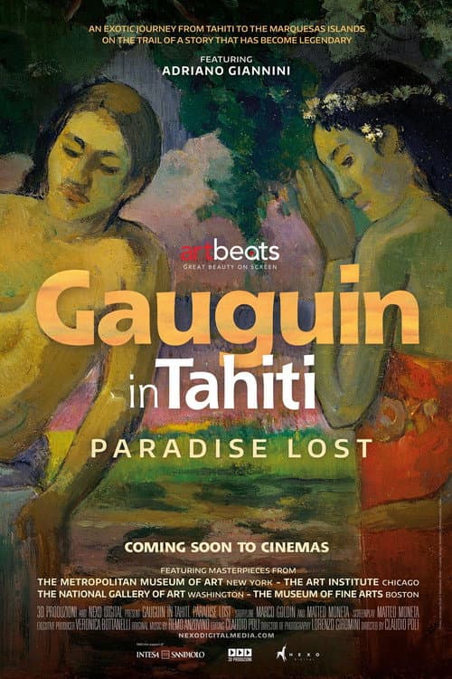 Poster for Gauguin in Tahiti. Paradise Lost