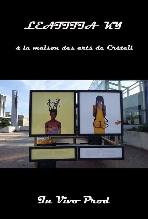 Poster for Laetitia Ky at the Créteil arts center