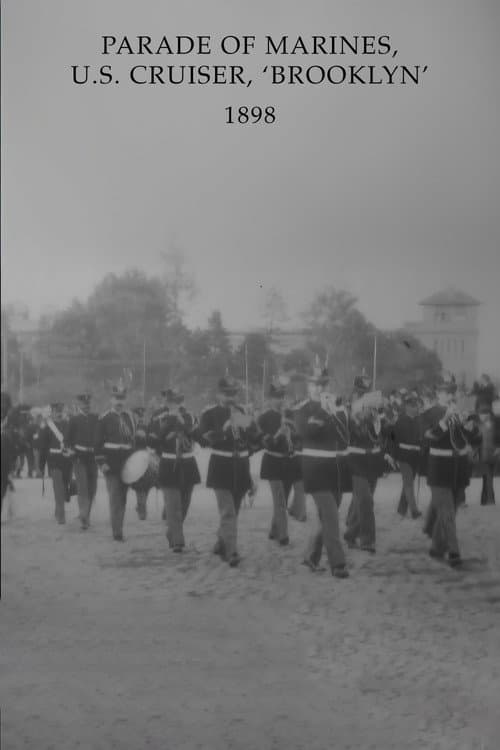 Poster for Parade of Marines, U.S. Cruiser, 'Brooklyn'
