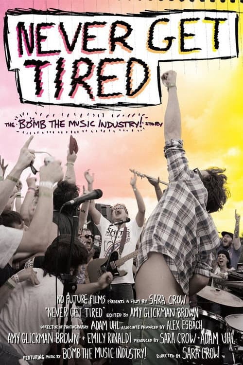 Poster for Never Get Tired: The Bomb the Music Industry! Story