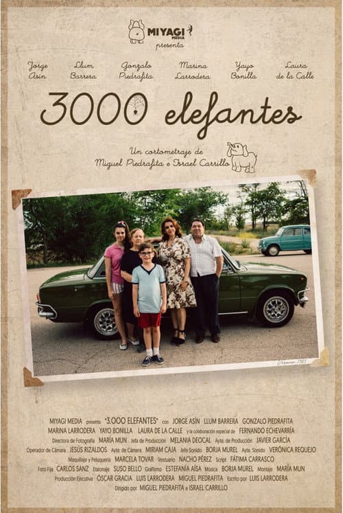 Poster for 3000 elefantes