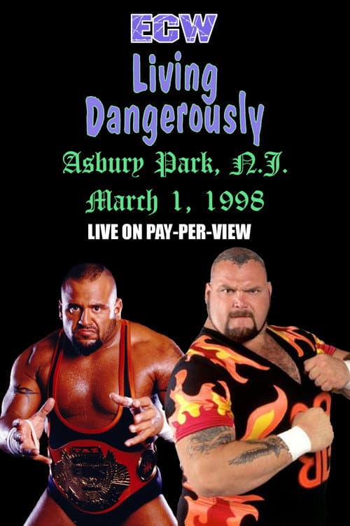 Poster for ECW Living Dangerously 1998