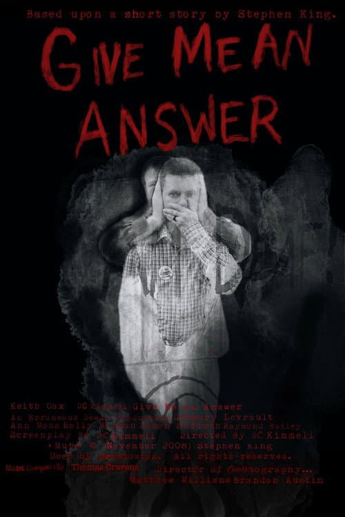 Poster for Give Me an Answer