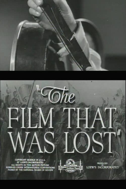 Poster for The Film That Was Lost