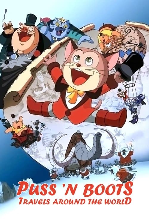 Постер до фільму «Puss 'n Boots Travels Around the World»