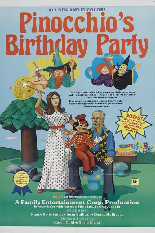 Poster for Pinocchio’s Birthday Party