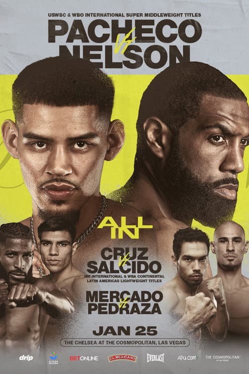 Poster for Diego Pacheco vs. Steven Nelson