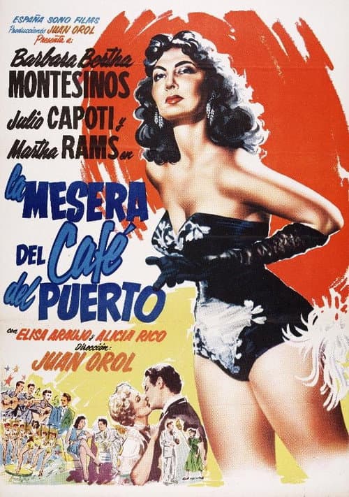 Poster for La mesera del café del puerto