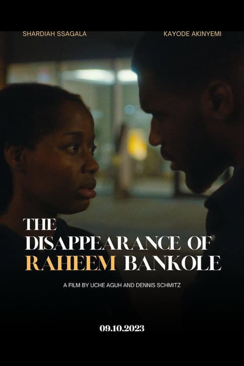 Poster for The Disappearance of Raheem Bankole