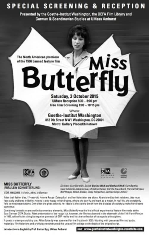 Постер до фільму «Miss Butterfly»