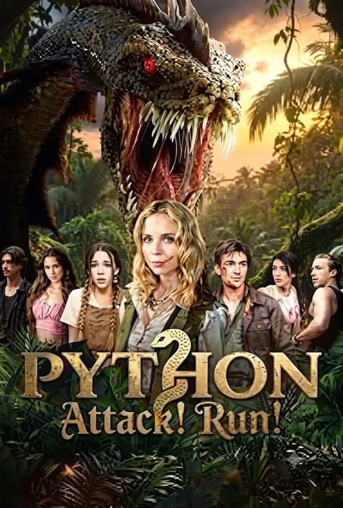Poster for Python Attack! Run!