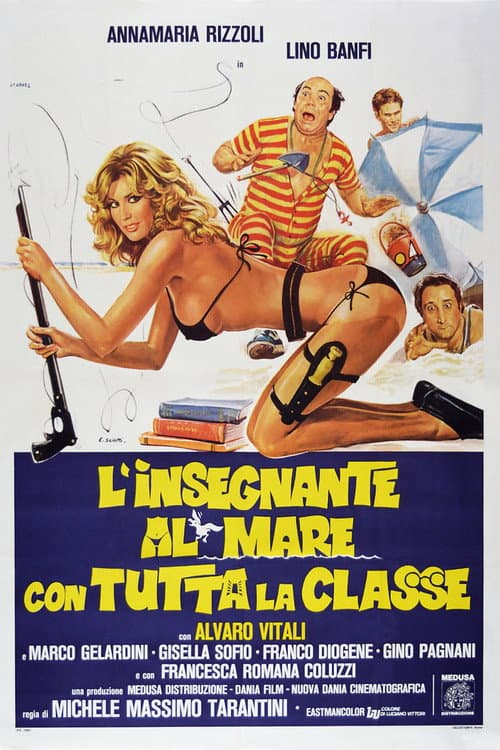 Poster for School Teacher on the Sea with Her Class