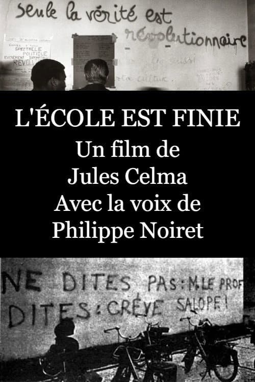 Poster for L'école est finie
