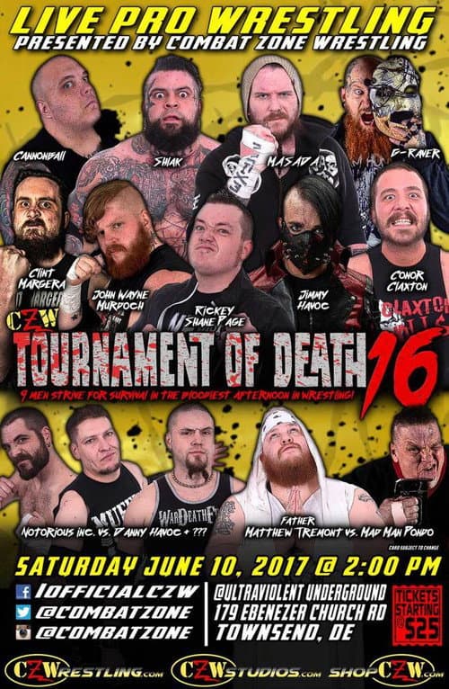 Постер до фільму «CZW Tournament of Death 16»