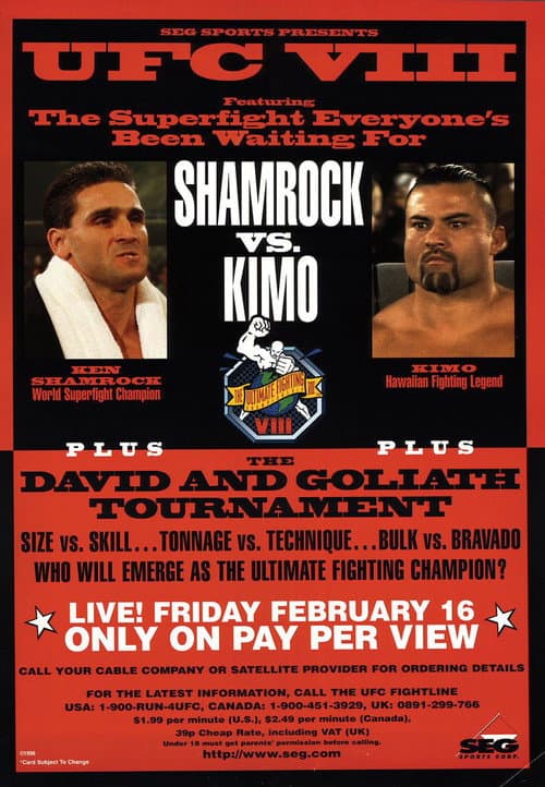 Poster for UFC 8: David vs. Goliath