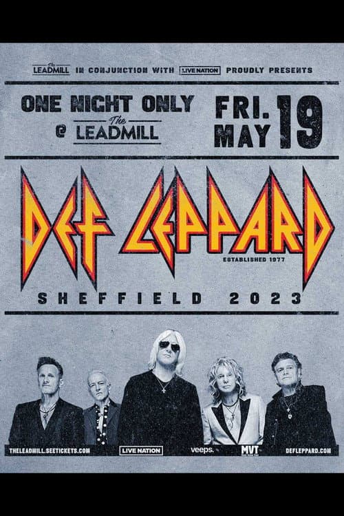 Poster for Def Leppard - Live at The Leadmill