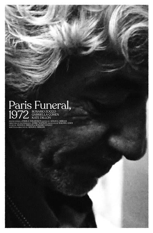 Poster for Paris Funeral, 1972