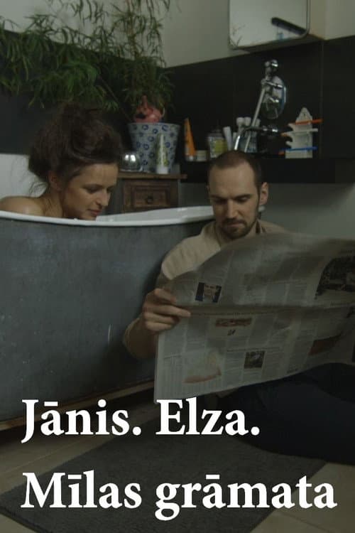 Poster for Jānis. Elza. Mīlas grāmata