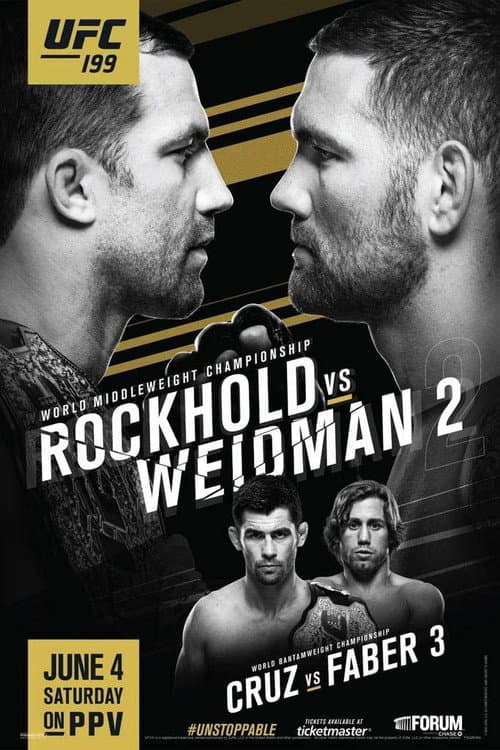 Poster for UFC 199: Rockhold vs. Bisping 2