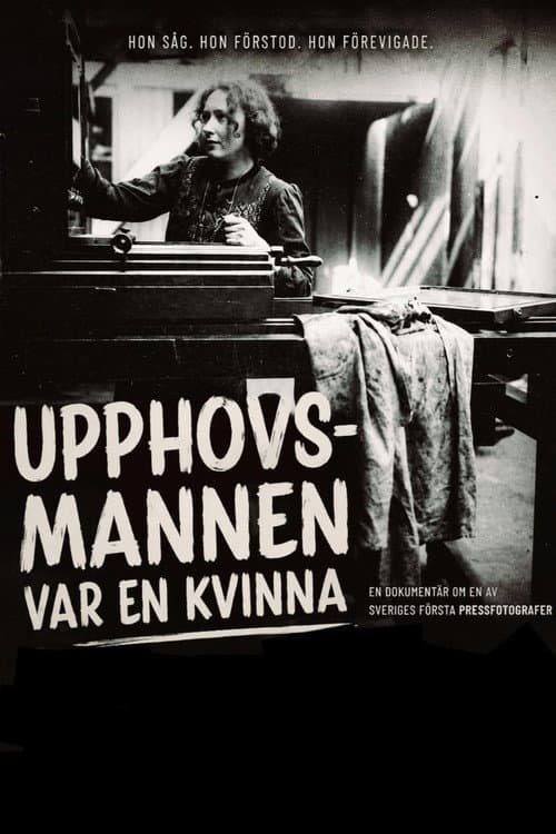 Poster for Upphovsmannen var en kvinna