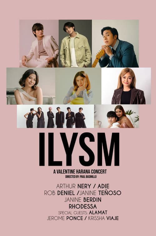 Poster for ILYSM...A Valentine Harana Concert