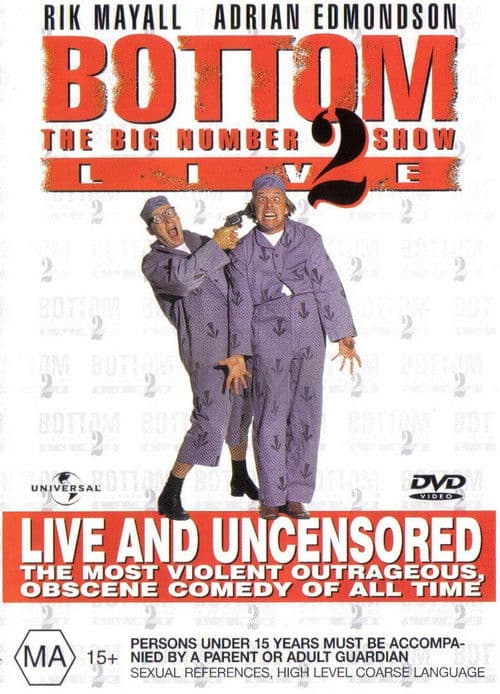 Poster for Bottom Live 2: The Big Number 2 Tour