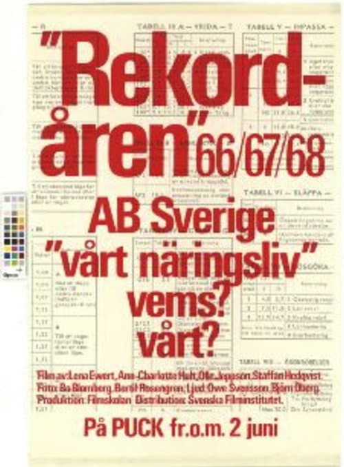Poster for Rekordåren 66/67/68