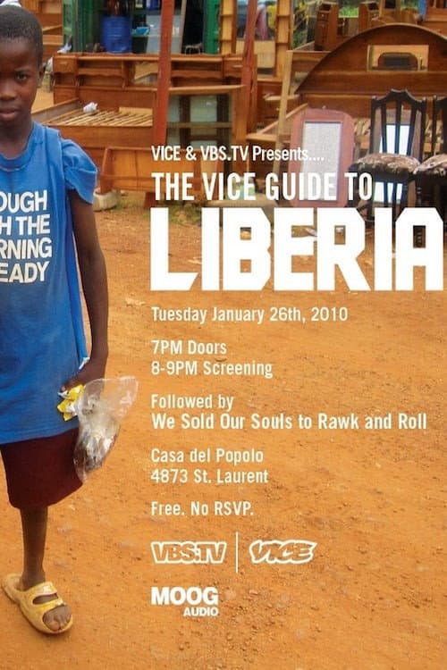 Poster for The Cannibal Warlords of Liberia
