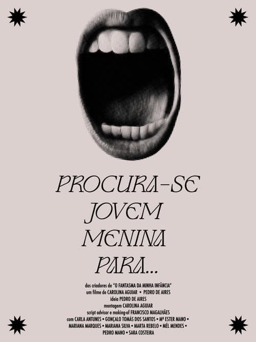 Poster for Procura-se jovem menina para...