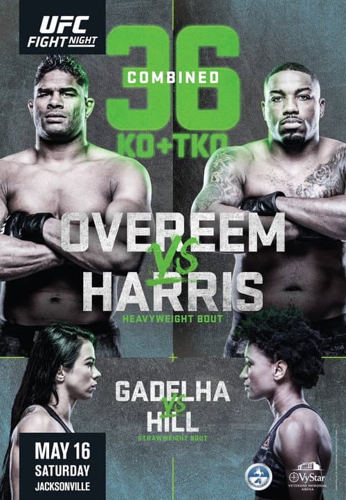 Poster for UFC on ESPN 8: Overeem vs. Harris