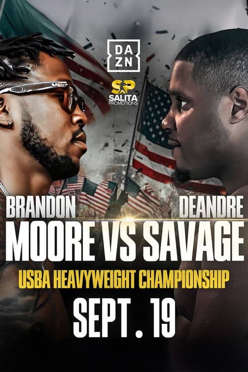 Poster for Brandon Moore vs. Deandre Savage