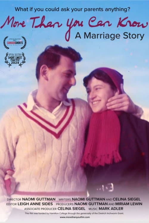 Poster for More Than You Can Know – A Marriage Story