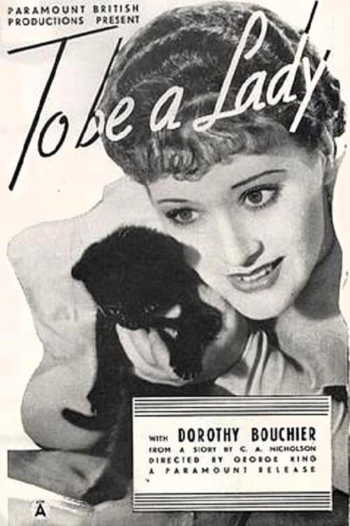 Poster for To Be a Lady