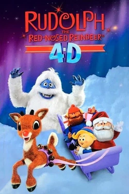 Poster for Rudolph the Red-Nosed Reindeer 4D Attraction