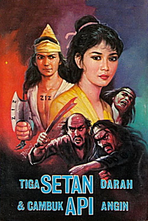 Poster for Three Blood Demons and the Whip of Fire and Wind